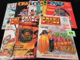 Crazy Magazine Bronze Age Lot (9 Issues) Marvel Curtis Incl. #1