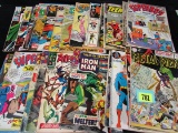 Huge Lot (30) Silver Age Mostly Marvel/ Dc Superheroes Low Grade