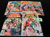 Dc Secret Society Super Villains #2, 3, 4, 5, 8, 9 Bronze Age