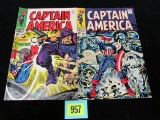 Captain America #107 & 108 Silver Age Marvel
