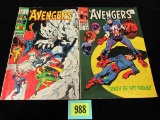 Avengers #56 & 61 Silver Age Marvel