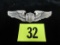 Wwii Aaf Full Size Sterling Silver Pilot's Wings (n.S. Meyer- Maker Marked)