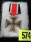 Wwii Nazi Germany Iron Cross 2nd Class Medal W/ Ribbon