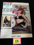 Vintage 1965 Hip & Toe Vol. 2, #9 Men's Pin-up/ Girlie Obscure Magazine