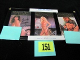 Hustler/adult Actress Signed Card Set