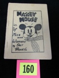 1930's 8-pager X-rated Tijuanna Bible Mickey Mouse 