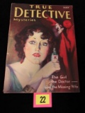 1930 True Detective Mysteries Magazine (girl With Poison Bottle Cover)