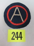 Post Wwi Theater Made 3rd Army Occupation Patch