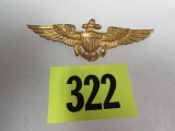 Wwii Usn Pilot Wings 2.75