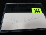 Agnes Moorehead (bewitched) Autograph/ Cut Signature From Album