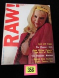 Vintage 1966 Raw Vol. 1, #11 Men's Pin-up/ Girlie Obscure Magazine