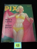 Pix (march, 1950) Large Format Pin-up/ Girlie Magazine