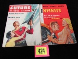 1950's Future Science Fiction & Infinity Digest Size Magazines