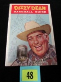 1957 Dizzy Dean Baseball Guide Booklet