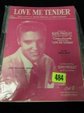 1956 Elvis Presley Sheet Music 