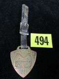 Rare 1922 Ama Gypsy Tour Watch Fob For Perfect Score