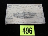 Civil War Confederate 1862 State Of South Carolina 50 Cent Note