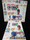 (3) 1991-92 Corn Flakes Nolan Ryan Cereal Boxes Unfolded