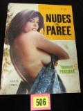 Vintage 1960's Nudes De Paree Vol. 1, #1 Men's Pin-up/ Girlie Obscure Magazine