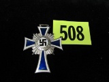 Wwii Nazi German Silver Mother's Cross (no Ribbon)