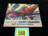 1947 Captain Midnight Secret Squadron Manual Premium Booklet