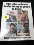 Vietnam War Army Recruiting Standee