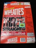 1993 Wheaties Chicago Bulls Back-to Back-to-back Champions Unfolded Cereal Box