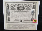 1858 Stafford Meadow Coal Iron City Improvement Co. $100 Bond