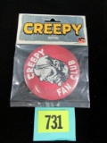 Uncle Creepy Large Size Pin-back Button