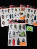 Star Wars/jedi Puffy Stickers Lot (5)