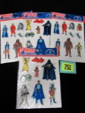 Star Wars/empire Puffy Stickers Lot (4)