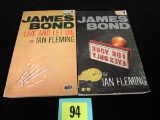 (2) Vintage British Pan James Bond Paperback Books