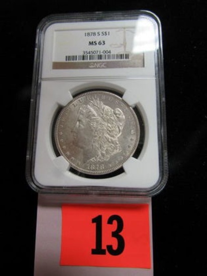 1878-s Morgan Dollar Ngc Ms63