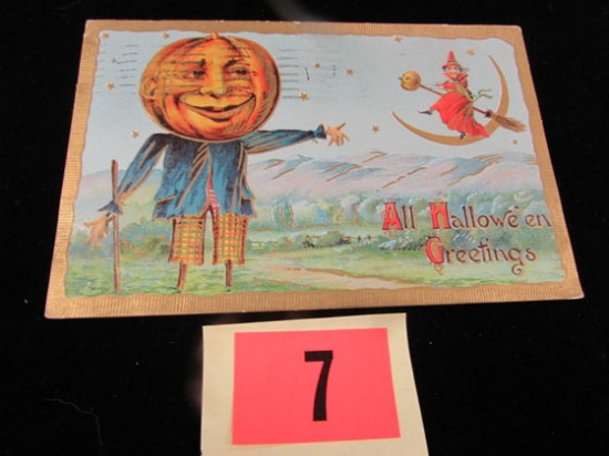 Excellent (1909) Halloween Postcard