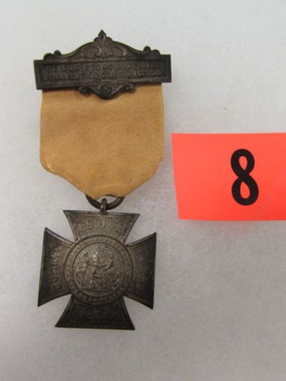 Rare! 1886 San Francisco Gar Medal