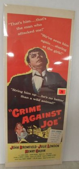 Crime Against Joe Original Movie Poster