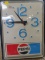 Vintage 1970s Pepsi Light Up Clock (30