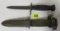 Vintage US M7 (Ontario) Bayonet w/ Scabbard