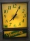 Vintage 1960s Vernor's Soda Advertising Lighted Clock