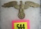 WWII German Nazi Low Ranking Govt. Official Visor Hat Badge