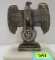 WWII Nazi German Cast Iron and Marble Desk Eagle