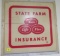 Vintage State Farm Insurance Advertising Sign