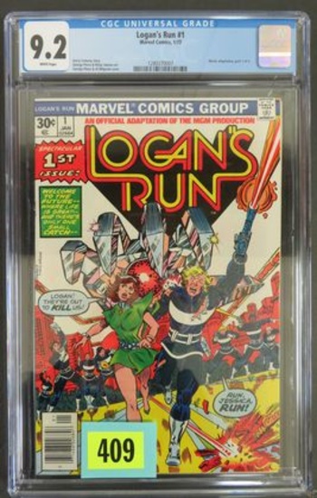 Logan's Run #1 (1977) CGC 9.2 1st Issue