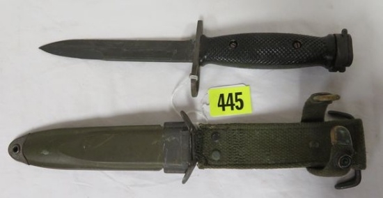 Vintage US M7 (Ontario) Bayonet w/ Scabbard