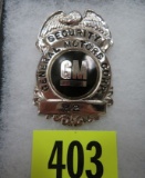 Vintage General Motors Security Office Chest Badge