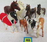 Collection of (8) Vintage Breyer Horses