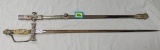 Antique Intl Order of Oddfellows Named Sword w/ Scabbard