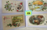 Collection of 60 + Antique Christmas Postcards