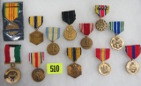 Collection of (12) US Military Medals
