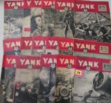 Lot of (20) Issues of WWII YANK Military Magazine
